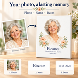 Illustrative personalization view of this exact personalized example. One item per quantity; styling props not included.