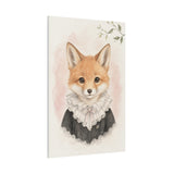 Baby Fox Nursery Canvas Wall Art — Lace collar series. Product mockup 22 of 24.