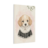 Baby Puppy Nursery Canvas Wall Art — Lace collar series. Product mockup 16 of 24.