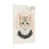 Baby Kitten Nursery Canvas Wall Art — Lace collar series. Product mockup 22 of 24.