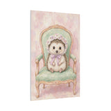 Baby Hedgehog Nursery Canvas Wall Art — Vintage armchair series. Product mockup 22 of 24.