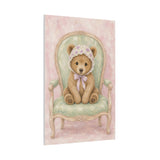 Baby Bear Nursery Canvas Wall Art — Vintage armchair series. Product mockup 22 of 24.