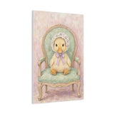 Baby Duck Nursery Canvas Wall Art — Vintage armchair series. Product mockup 16 of 24.