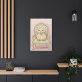 Baby Duck Nursery Canvas Wall Art — Vintage armchair series. Product mockup 18 of 24.