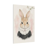 Baby Rabbit Nursery Canvas Wall Art — Lace collar series. Product mockup 22 of 24.
