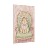 Baby Rabbit Nursery Canvas Wall Art — Vintage armchair series. Product mockup 22 of 24.