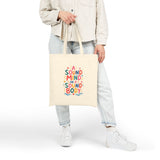 A Sound Mind In A Sound Body Tote Bag — Ancient Wisdom Quote Canvas Bag — Colorful Philosophy Gift — Product view — Photo 9