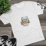 Official native context view of the Heather White Daniel personalized tri-blend tee; recovered identical source bytes. Styling props not included.
