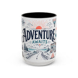 Adventure Awaits Coffee Mug | Class of 2026 Graduation Gift | Accent Color Ceramic 11oz 15oz — 6ad87044931ebbf89508ec19_105883_102753_front