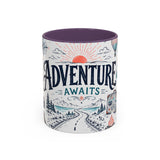 Adventure Awaits Coffee Mug | Class of 2026 Graduation Gift | Accent Color Ceramic 11oz 15oz — 6ad87044931ebbf89508ec19_108907_102752_front