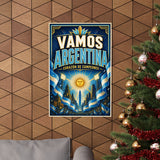 Argentina Soccer Poster — Rally Fan Art Print — Soccer Wall Decor — Product view — Photo 9