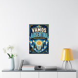 Argentina Soccer Poster — Rally Fan Art Print — Soccer Wall Decor — Product view — Photo 13