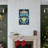 Argentina Soccer Poster — Rally Fan Art Print — Soccer Wall Decor — Product view — Photo 12