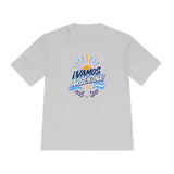 Argentina Soccer T Shirt, ¡Vamos Argentina! Tee, World Football Fan Shirt, Moisture Wicking Sport Tee — Front view — Photo 3