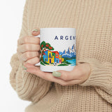 Argentina Travel Souvenir Mug — Patagonia & La Boca — Soccer Fan Gift — White Ceramic 11oz 15oz — Product view — Photo 12