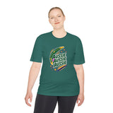 Australia Soccer T Shirt, Aussie Aussie Aussie Tee, World Football Fan Shirt, Moisture Wicking Sport Tee — Product view — Photo 13