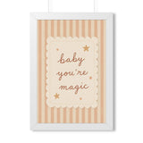 Baby You're Magic Framed Nursery Wall Art, Storybook Kids Room Decor, 16x24 20x30 Poster — 6ad86f8d75bf325e530b939d_69682_124156_front