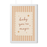 Baby You're Magic Framed Nursery Wall Art, Storybook Kids Room Decor, 16x24 20x30 Poster — 6ad86f8d75bf325e530b939d_69683_124158_front