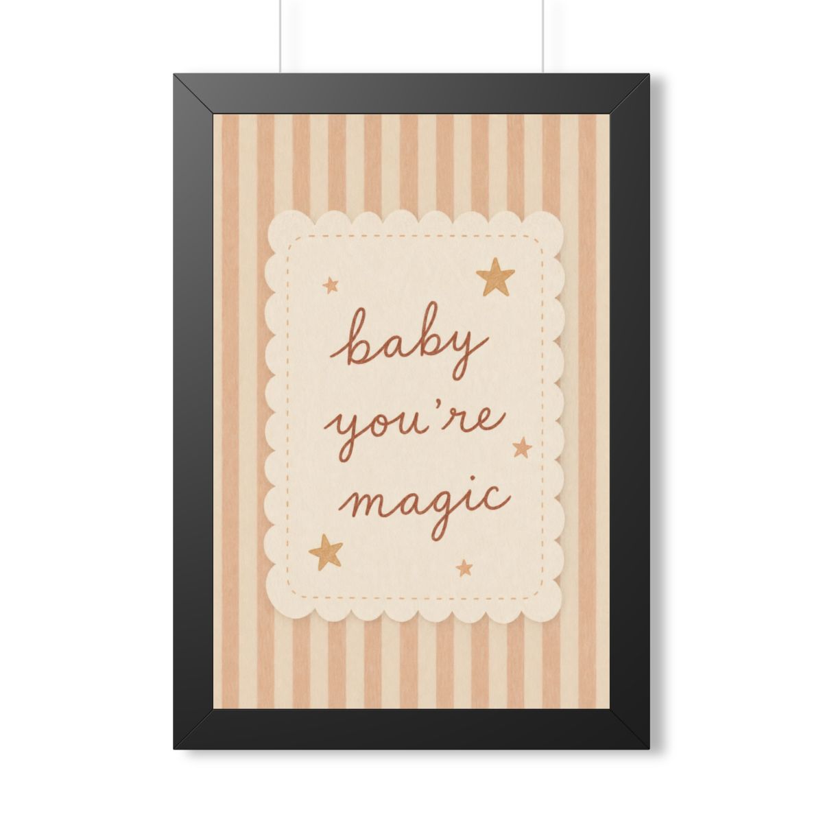 Baby You're Magic Framed Nursery Wall Art, Storybook Kids Room Decor, 16x24 20x30 Poster — 6ad86f8d75bf325e530b939d_69668_124096_front