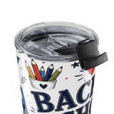 Back to School Crew 20oz Tumbler — Teacher Team Gift — Insulated Stainless Steel Travel Cup — Product view — Photo 6
