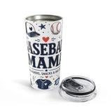 Baseball Mama 20oz Tumbler — Baseball Mom Gift — Insulated Stainless Steel Travel Cup — Product view — Photo 5