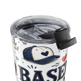 Baseball Mama 20oz Tumbler — Baseball Mom Gift — Insulated Stainless Steel Travel Cup — Product view — Photo 6