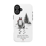 Bear Father and Cub Illustration phone case — Fatherhood Dad Quote — Front view — Photo 42