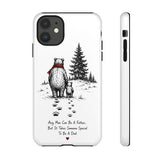 Bear Father and Cub Illustration phone case — Fatherhood Dad Quote — Product view — Photo 1