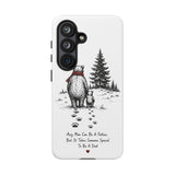 Bear Father and Cub Illustration phone case — Fatherhood Dad Quote — Front view — Photo 56