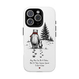 Bear Father and Cub Illustration phone case — Fatherhood Dad Quote — Front view — Photo 43