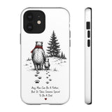 Bear Father and Cub Illustration phone case — Fatherhood Dad Quote — Product view — Photo 9