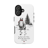 Bear Father and Cub Illustration phone case — Fatherhood Dad Quote — Front view — Photo 48