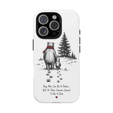 Bear Father and Cub Illustration phone case — Fatherhood Dad Quote — Front view — Photo 44