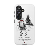 Bear Father and Cub Illustration phone case — Fatherhood Dad Quote — Front view — Photo 55
