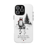 Bear Father and Cub Illustration phone case — Fatherhood Dad Quote — Front view — Photo 45