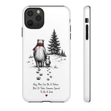 Bear Father and Cub Illustration phone case — Fatherhood Dad Quote — Product view — Photo 6