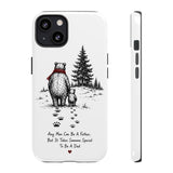 Bear Father and Cub Illustration phone case — Fatherhood Dad Quote — Product view — Photo 15