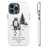 Bear Father and Cub Illustration phone case — Fatherhood Dad Quote — Product view — Photo 22