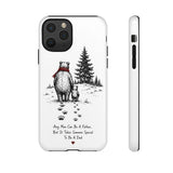 Bear Father and Cub Illustration phone case — Fatherhood Dad Quote — Product view — Photo 3