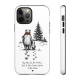 Bear Father and Cub Illustration phone case — Fatherhood Dad Quote — Product view — Photo 12