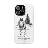 Bear Father and Cub Illustration phone case — Fatherhood Dad Quote — Front view — Photo 46