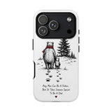 Bear Father and Cub Illustration phone case — Fatherhood Dad Quote — Front view — Photo 51