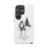 Bear Father and Cub Illustration phone case — Fatherhood Dad Quote — Front view — Photo 60