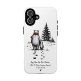 Bear Father and Cub Illustration phone case — Fatherhood Dad Quote — Front view — Photo 41