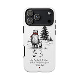 Bear Father and Cub Illustration phone case — Fatherhood Dad Quote — Front view — Photo 53