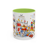 Bedtime Toy Room Fairytale Mug — Storybook Accent Coffee Mug — MagicMeStudio — Front view — Photo 15