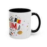 Belgium Soccer Coffee Mug — Soccer Fan Gift — Accent Color Ceramic 11oz 15oz Match Day Cup — Right view — Photo 17