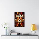 Belgium Soccer Fan Art Poster — Matte Vertical Poster — World Cup 2026 Wall Decor — Product view — Photo 13