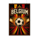 Belgium Soccer Fan Art Poster — Matte Vertical Poster — World Cup 2026 Wall Decor — Front view — Photo 5