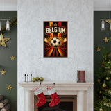 Belgium Soccer Fan Art Poster — Matte Vertical Poster — World Cup 2026 Wall Decor — Product view — Photo 12